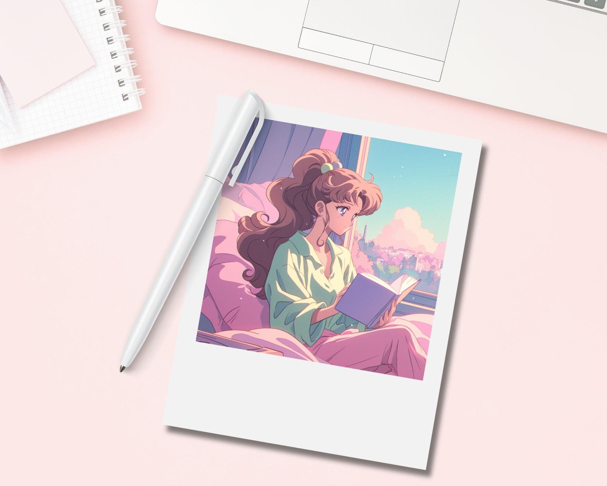 Sailor Jupiter Print,Polaroid Print, Sailor Moon Polaroid, Sailor Moon Print, Jupiter print, Sailor Jupiter Polaroid print,vintage sailor