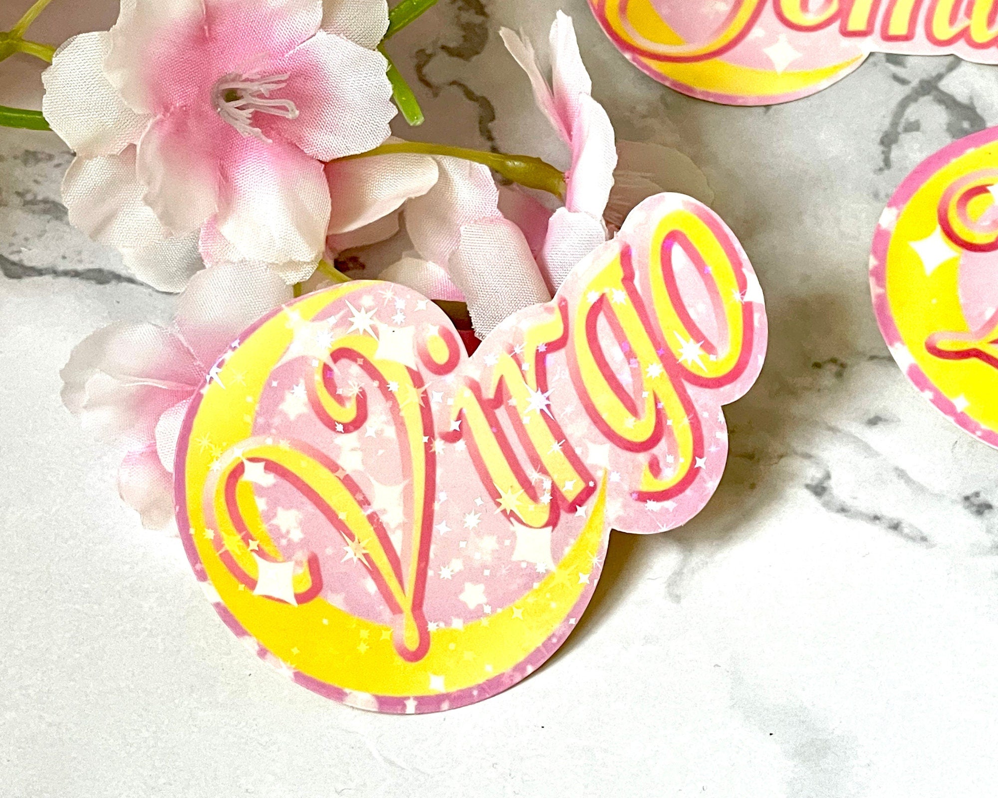 Zodiac sign sticker, sailor moon sticker, magical girl astrology sticker, moon sticker, horoscope sticker, planner sticker, laptop sticker