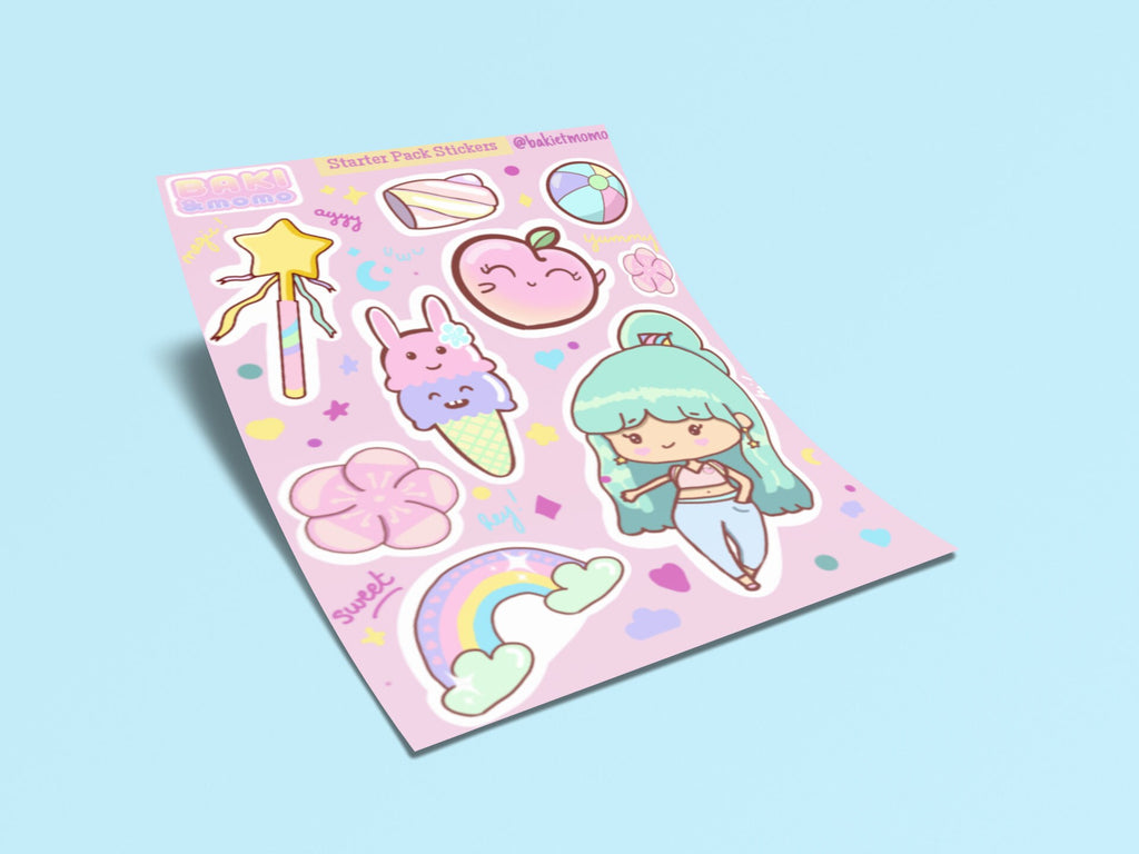 Kawaii pastel sticker sheet, kawaii art stickers, Kawaii stickers, Pastel stickers, kawaii sticker sheet