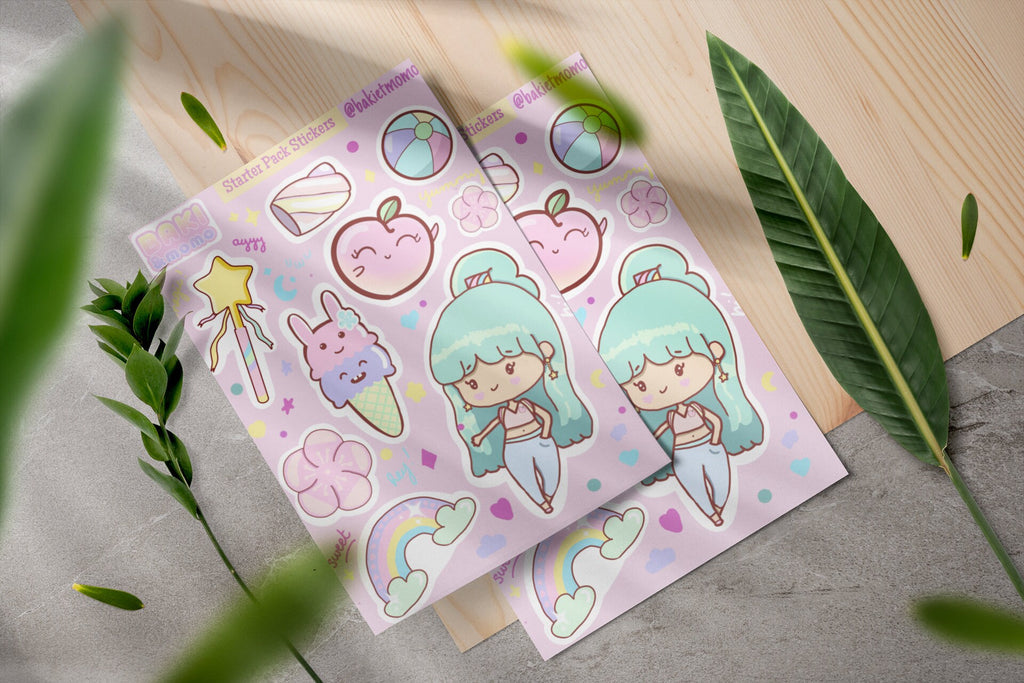 Kawaii pastel sticker sheet, kawaii art stickers, Kawaii stickers, Pastel stickers, kawaii sticker sheet