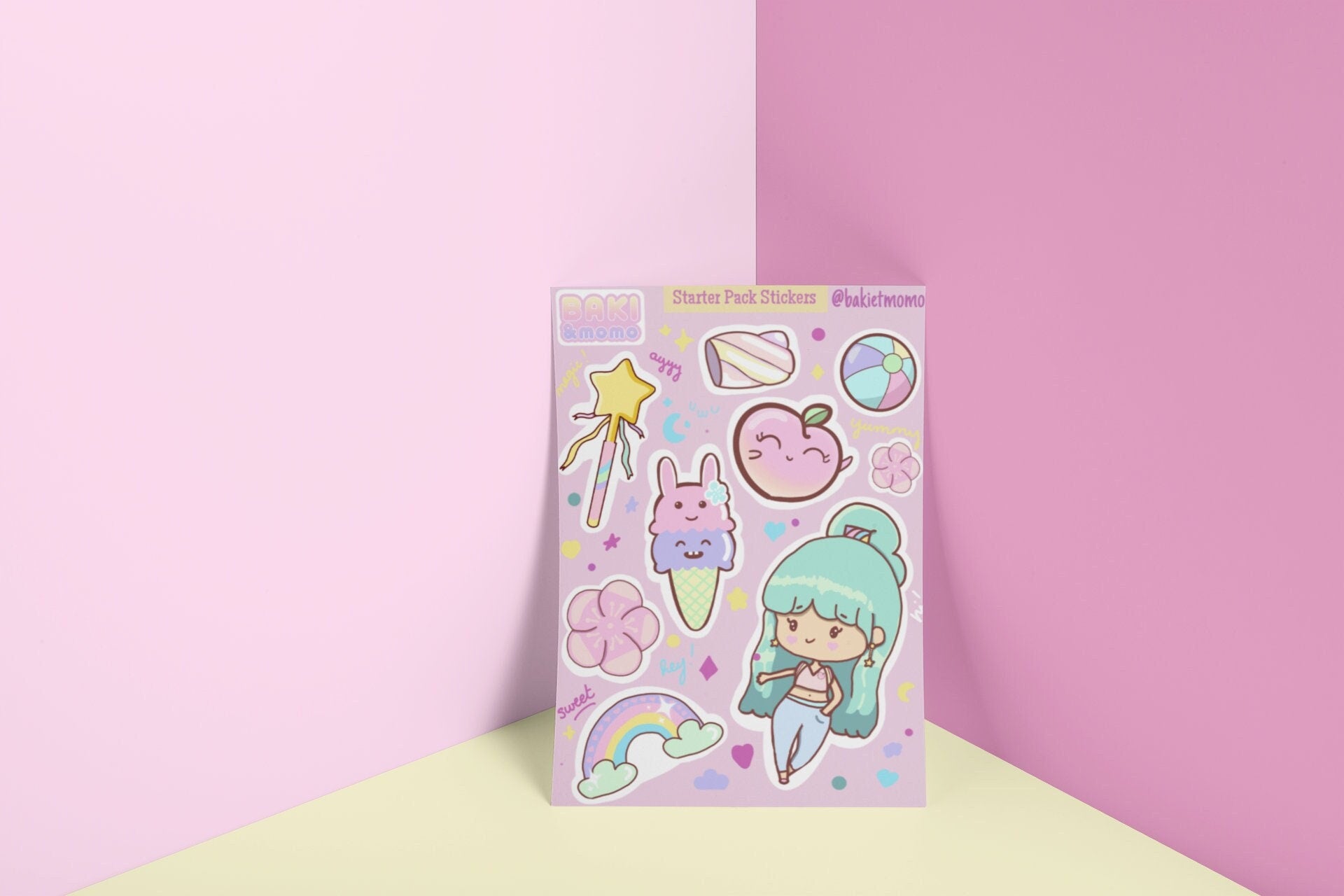 Kawaii pastel sticker sheet, kawaii art stickers, Kawaii stickers, Pastel stickers, kawaii sticker sheet