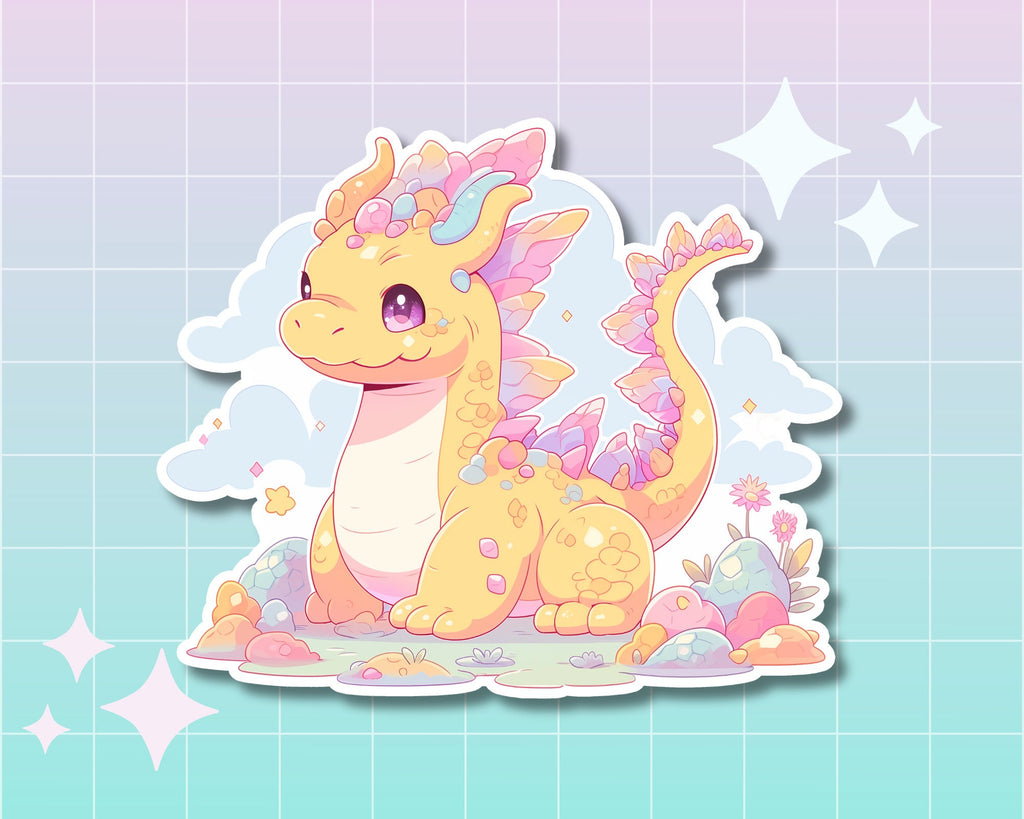 Kawaii Dragon Sticker