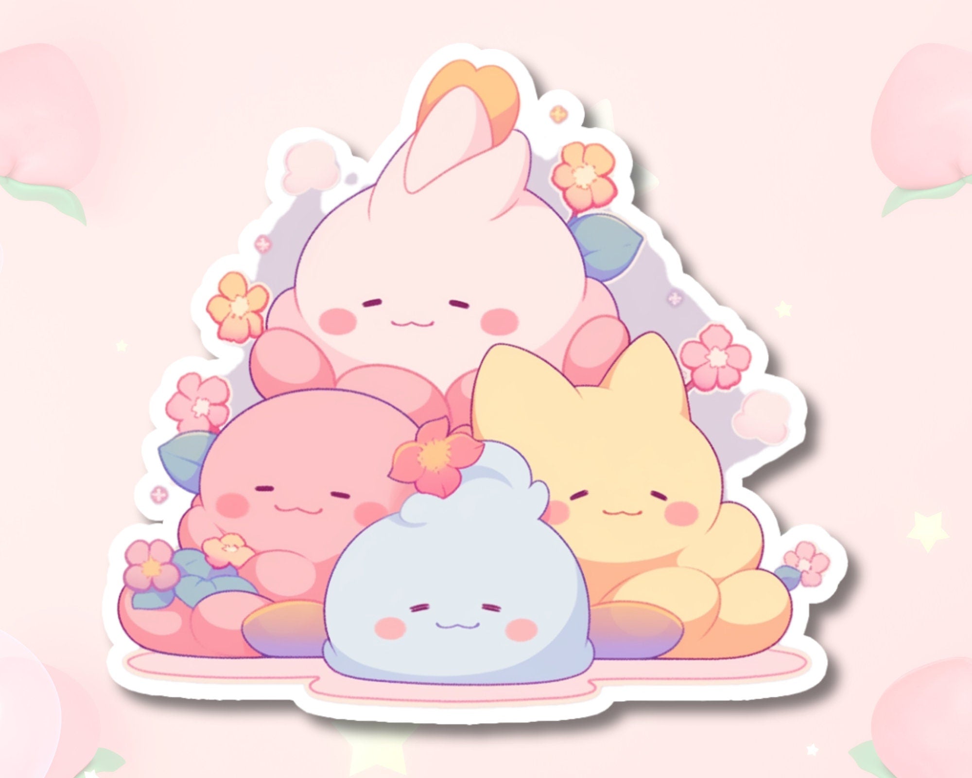 "Cute Bunch" sticker