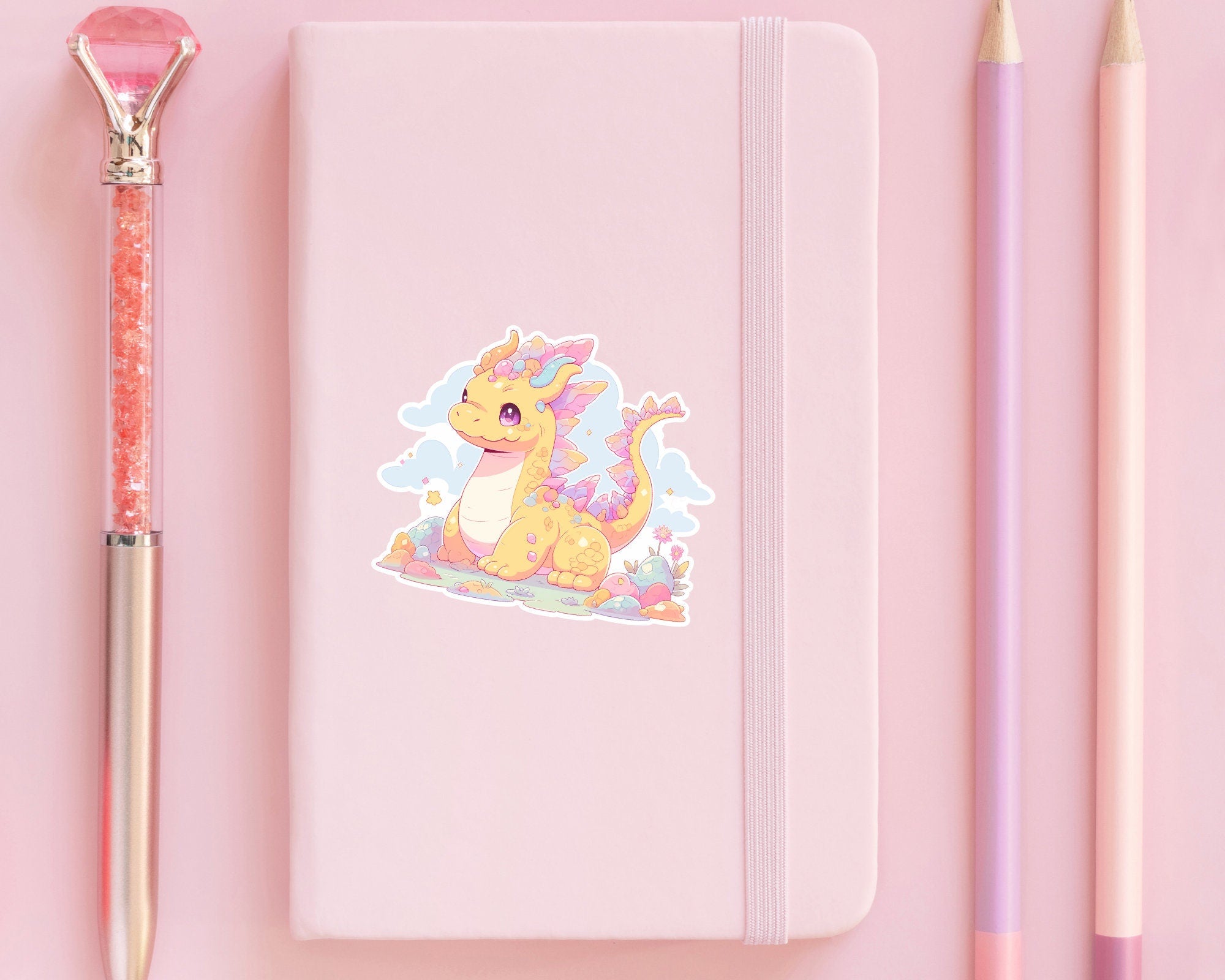 Kawaii Dragon Sticker