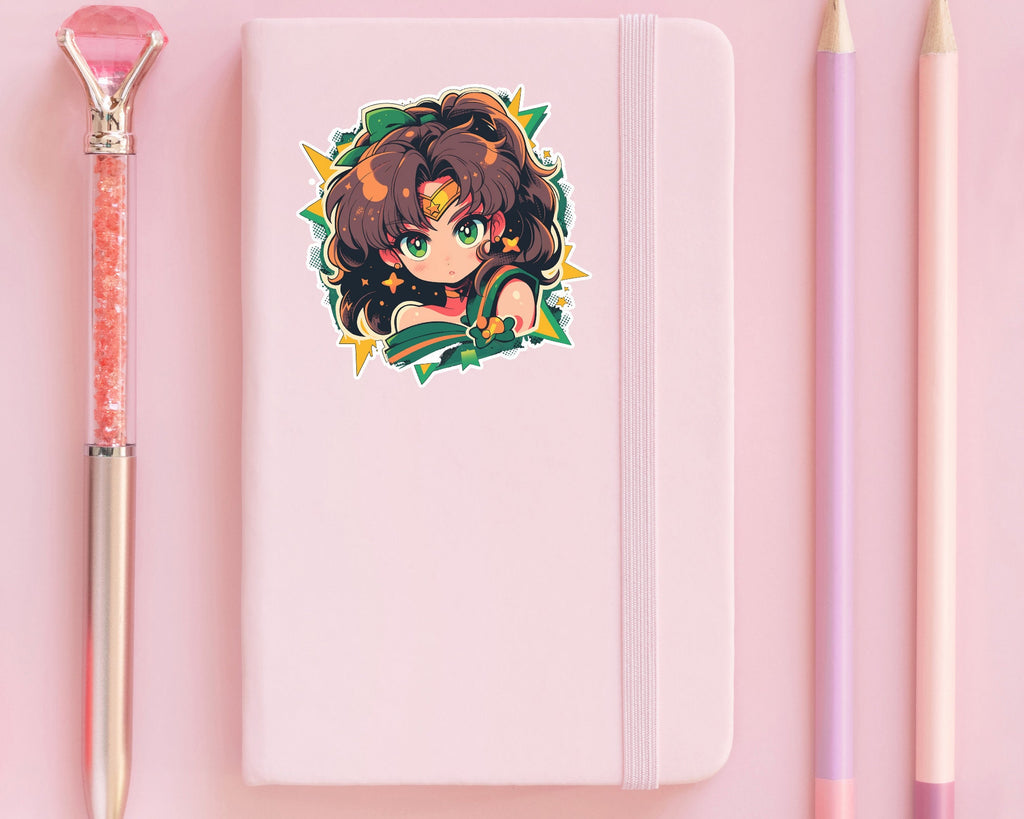 Sailor Jupiter sticker - 80's style