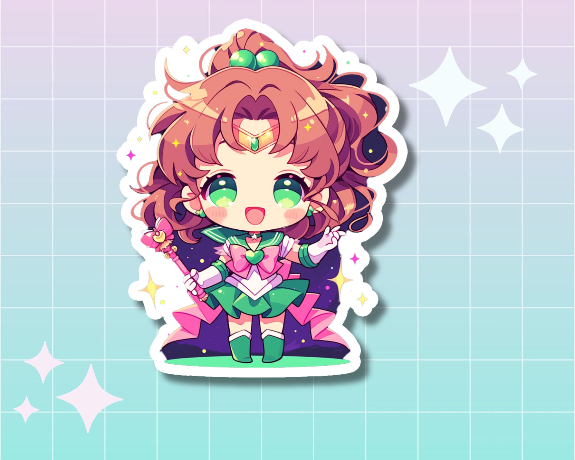 Chibh Kawaii Sailor Jupiter sticker