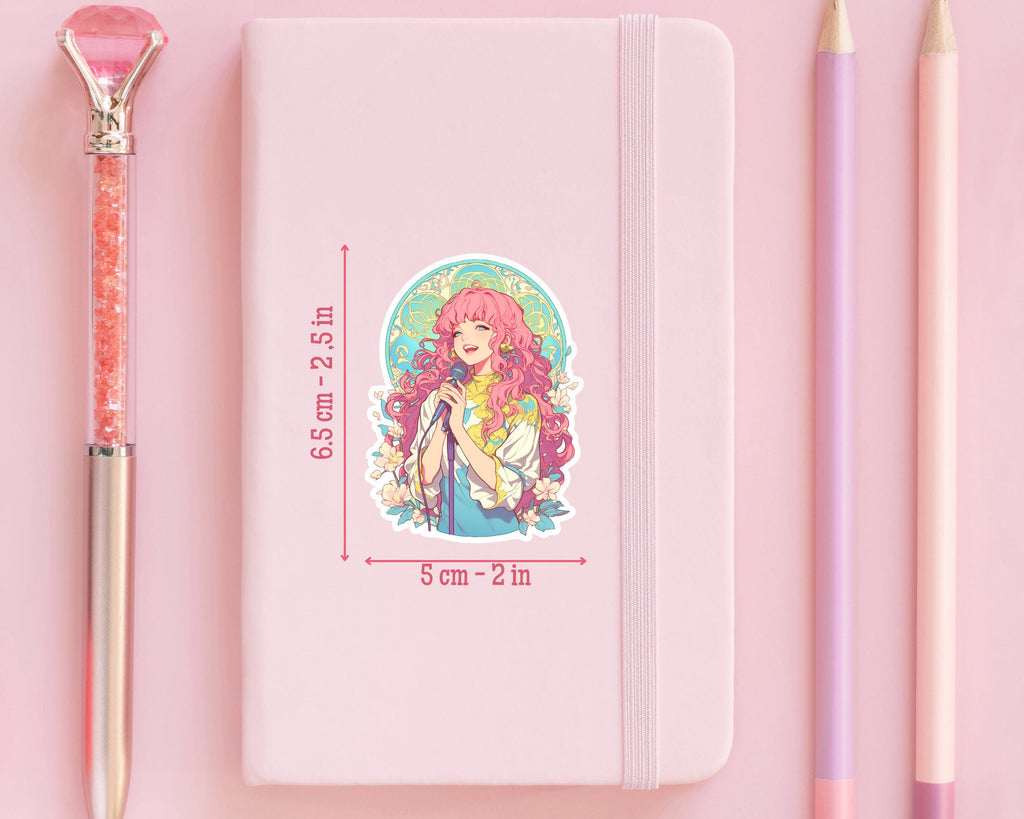 Cute Singer Sticker