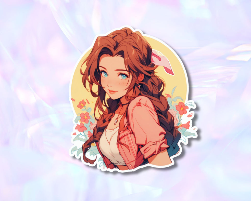 Final Fantasy 7 Aerith Sticker