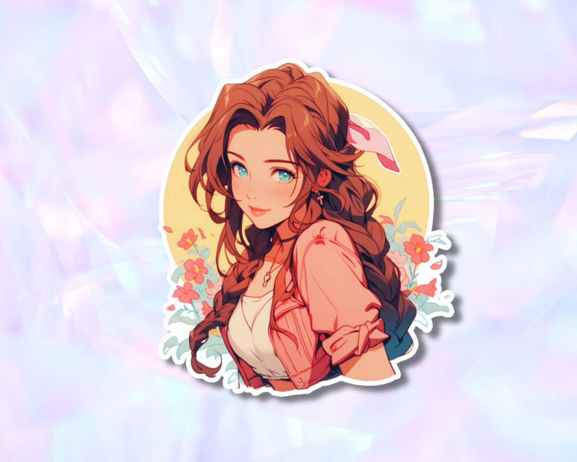 Final Fantasy 7 Aerith Sticker
