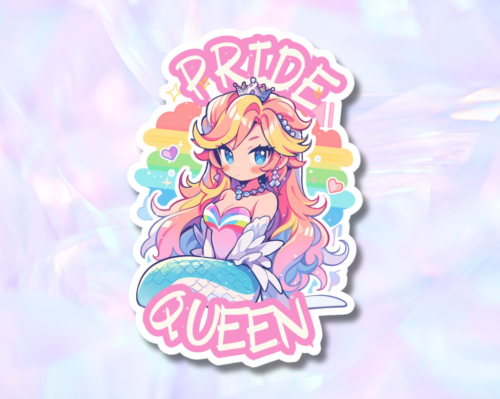 Pride sticker, LGBTQIA+ sticker, Pride Queen sticker,Rainbow sticker,cool Princess sticker, queen sticker, Rainbow pride sticker,LGBT art