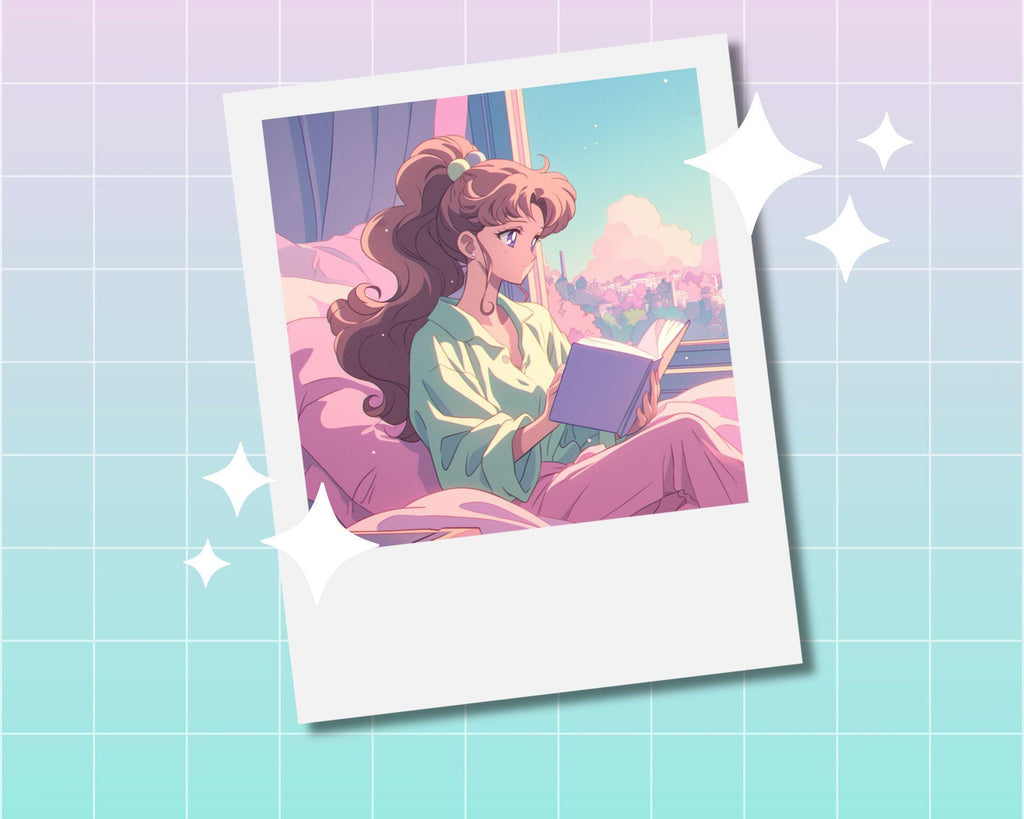 Sailor Jupiter Print,Polaroid Print, Sailor Moon Polaroid, Sailor Moon Print, Jupiter print, Sailor Jupiter Polaroid print,vintage sailor